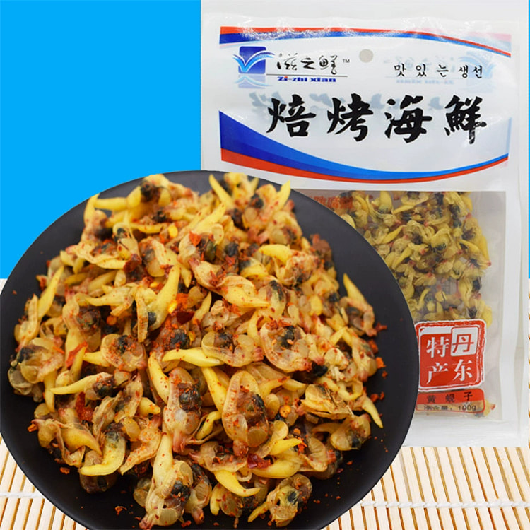 Dried clams are spicy 100g*1 bag