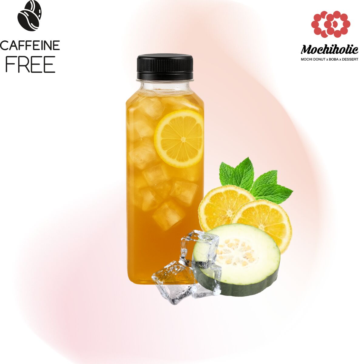 Wintermelon Lemon 16oz | Low Sugar & Caffeine-Free 1 each
