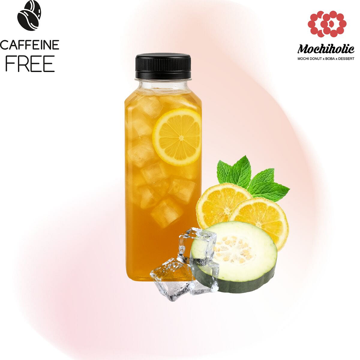 Wintermelon Lemon 16oz | Low Sugar & Caffeine-Free 1 each