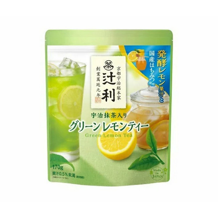 片冈物产 辻利宇治抹茶绿柠檬茶