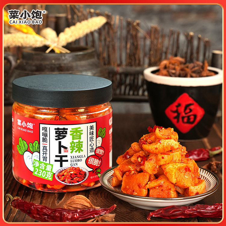 菜小饱萝卜干180g*1罐