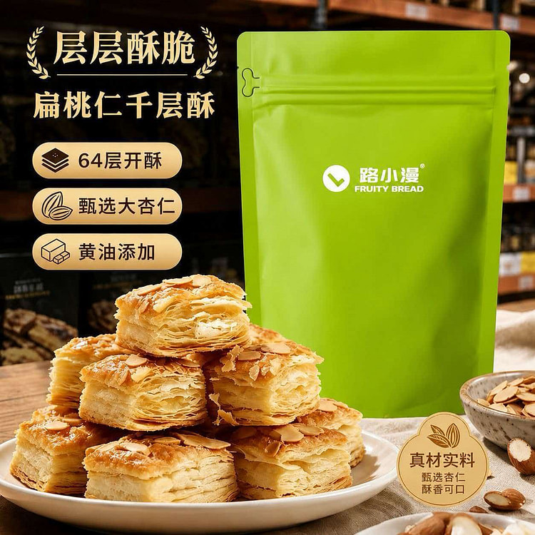 Lu Xiaoman Pistachio & Almond Mille-Feuille 120g 120 g