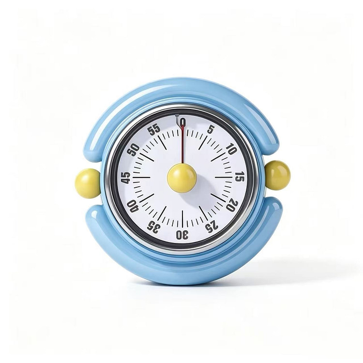 Magnetic Kitchen Timer, Manual Mechanical Countdow 1 count