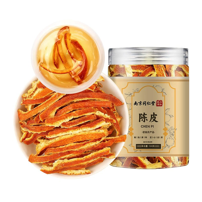 Nanjing Tongrentang Dried Tangerine Peel 100g Jar 100 g