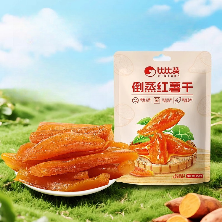比比赞倒蒸红薯干250g*1袋 250 克