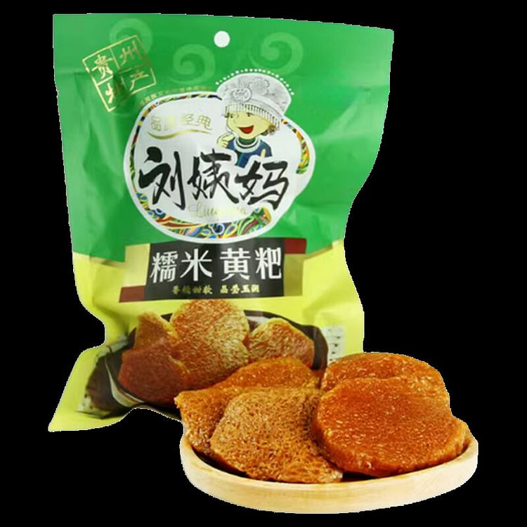 刘姨妈黄粑竹叶粑特产年糕糯米味300g*1袋