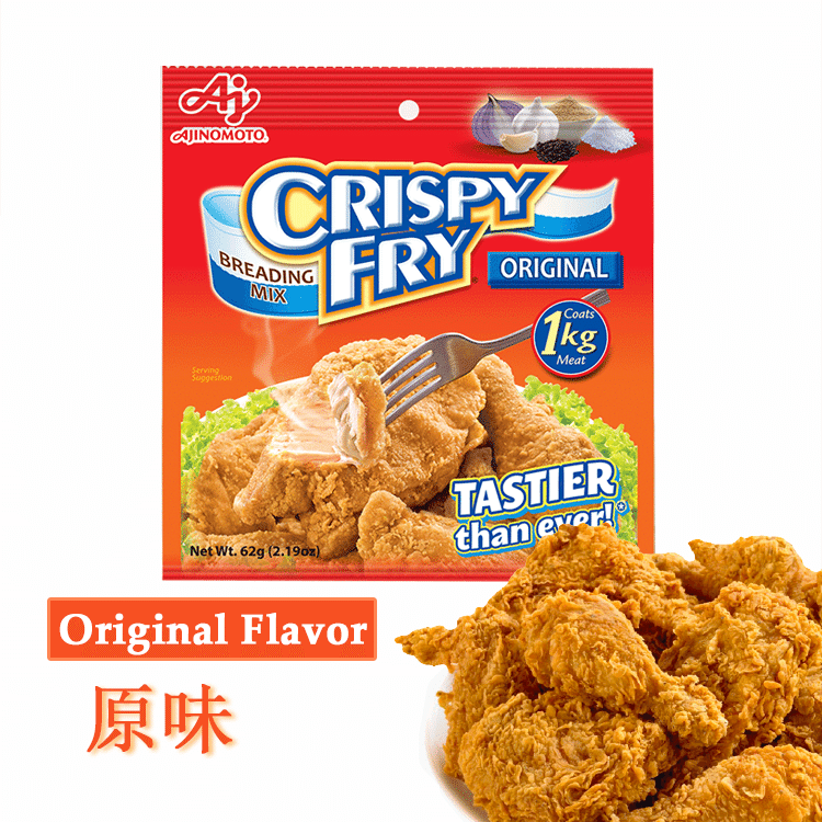 Ainomoto Crispy Fry Garli powder Original Flavor 62 g