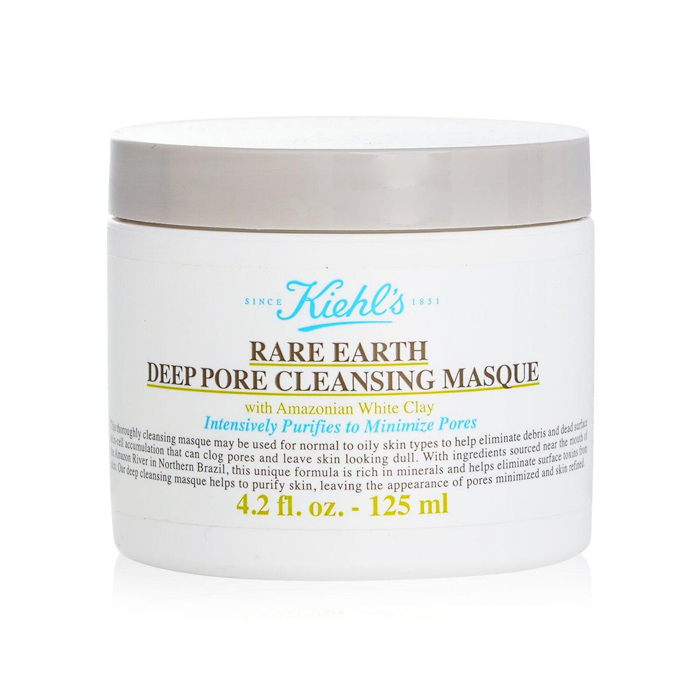 Kiehl’s Rare Earth Deep Pore Cleansing Masque /S 125ml/4.2oz 125 ml
