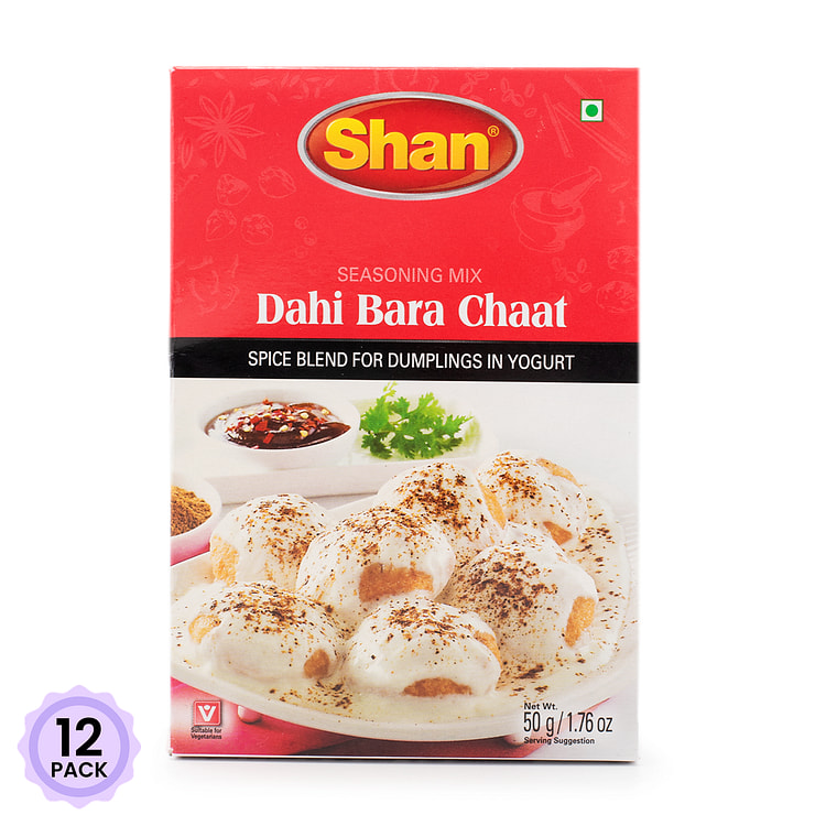 Shan 混合调味料(Dahi Bara Chaat) 1.76 盎司*12 包