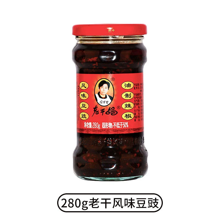 老干妈风味豆豉280g*1瓶