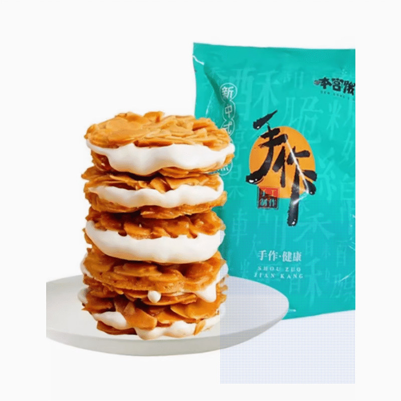 Almond Sandwich Crisp Brushed Beef Almond Crisp 135 g