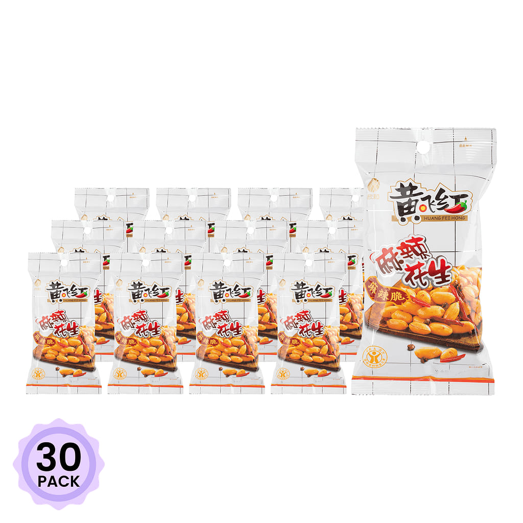 Huang Fei Hong Spicy Peanuts 110 g*30 pack