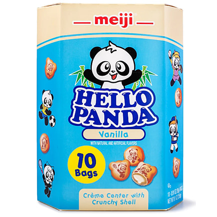 Meiji Hello Panda 香草饼干 9.1 盎司