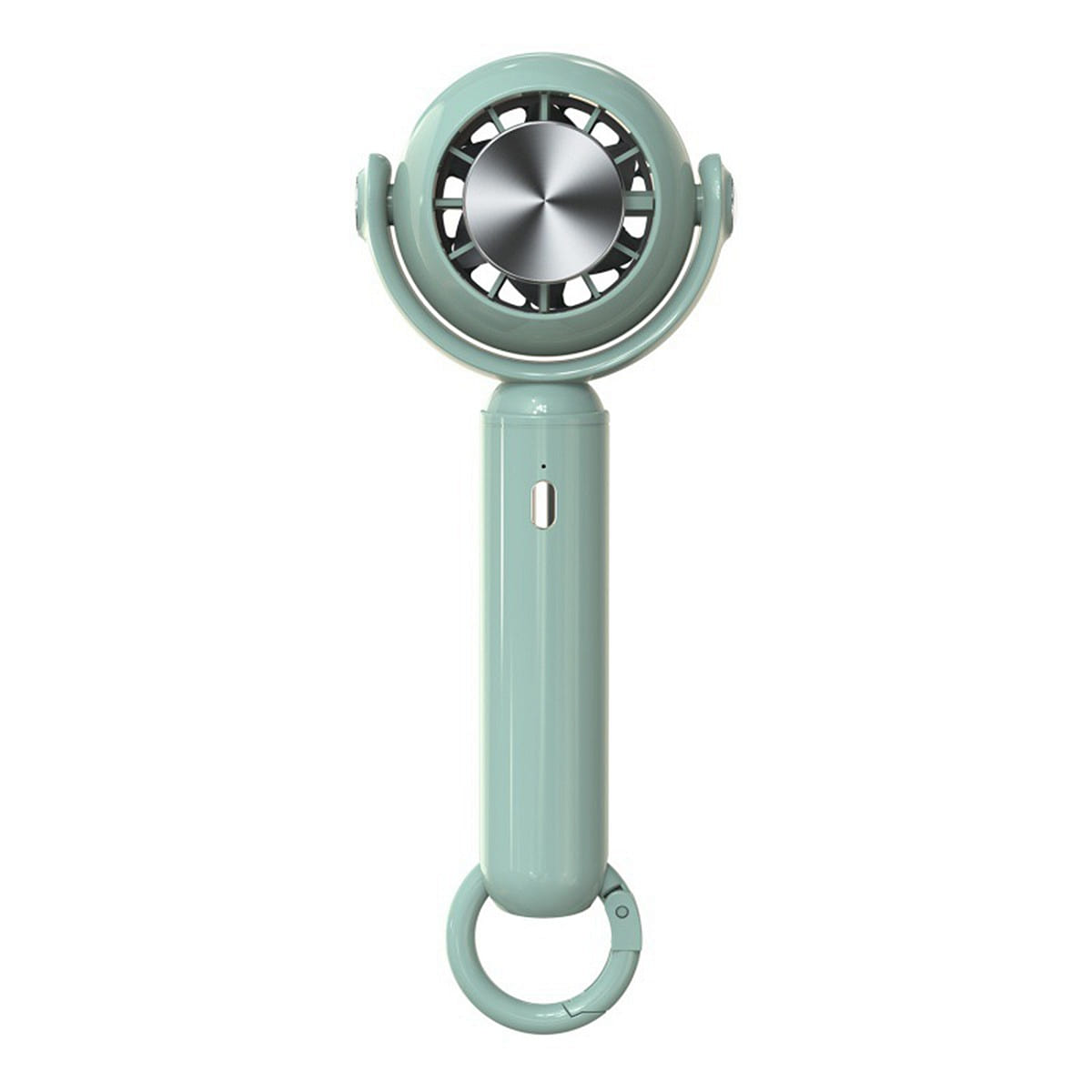Cold compress handheld fan Green 2000mA 1 each