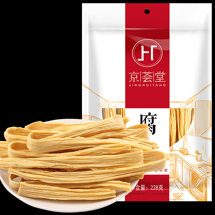 京荟堂 精品腐竹 干货黄豆腐竹手工豆皮*1袋
