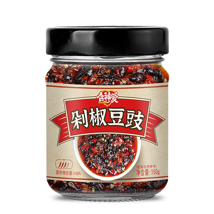 剁椒豆豉酱 150g 农家风味下饭酱 1 瓶