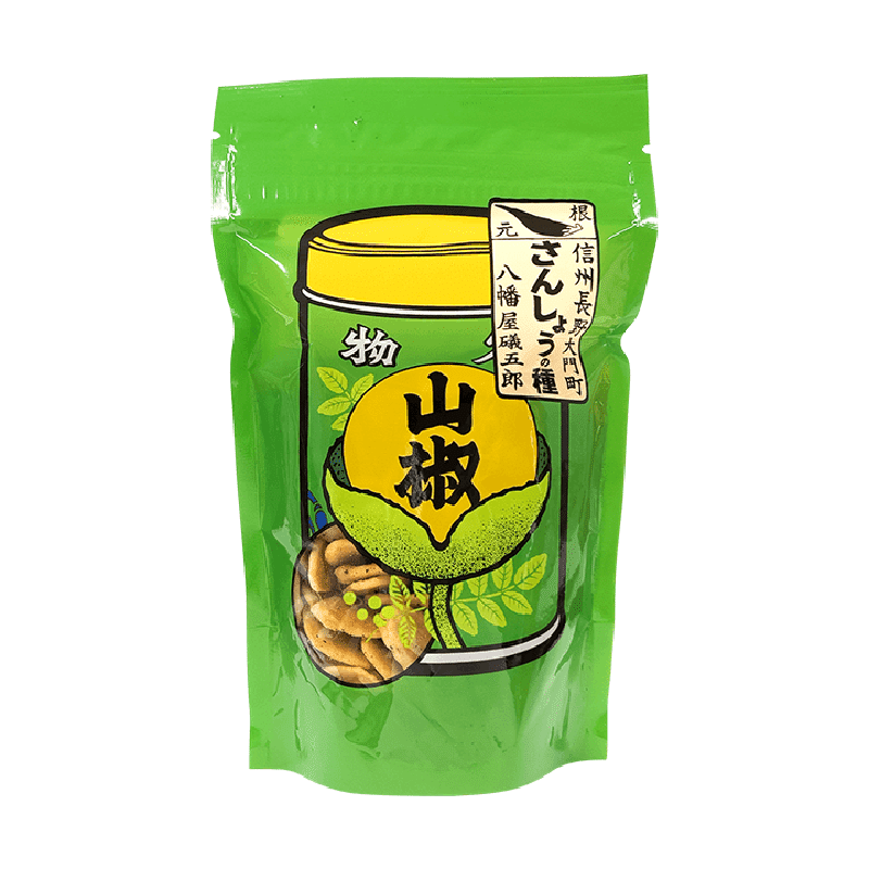 八幡屋矶五郎 山椒籽 胡椒味 米果 60g 1 份