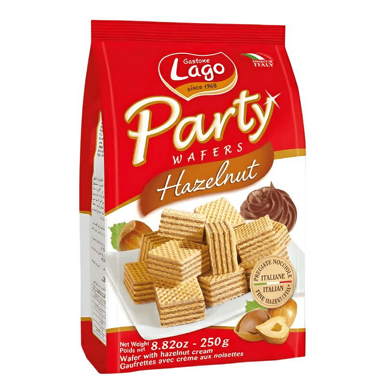[LAGO] Hazelnut Party Wafers - 250g 1 pack