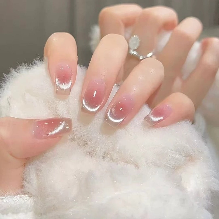 猫眼微笑款美甲手指甲贴片 1*10个 1 盒