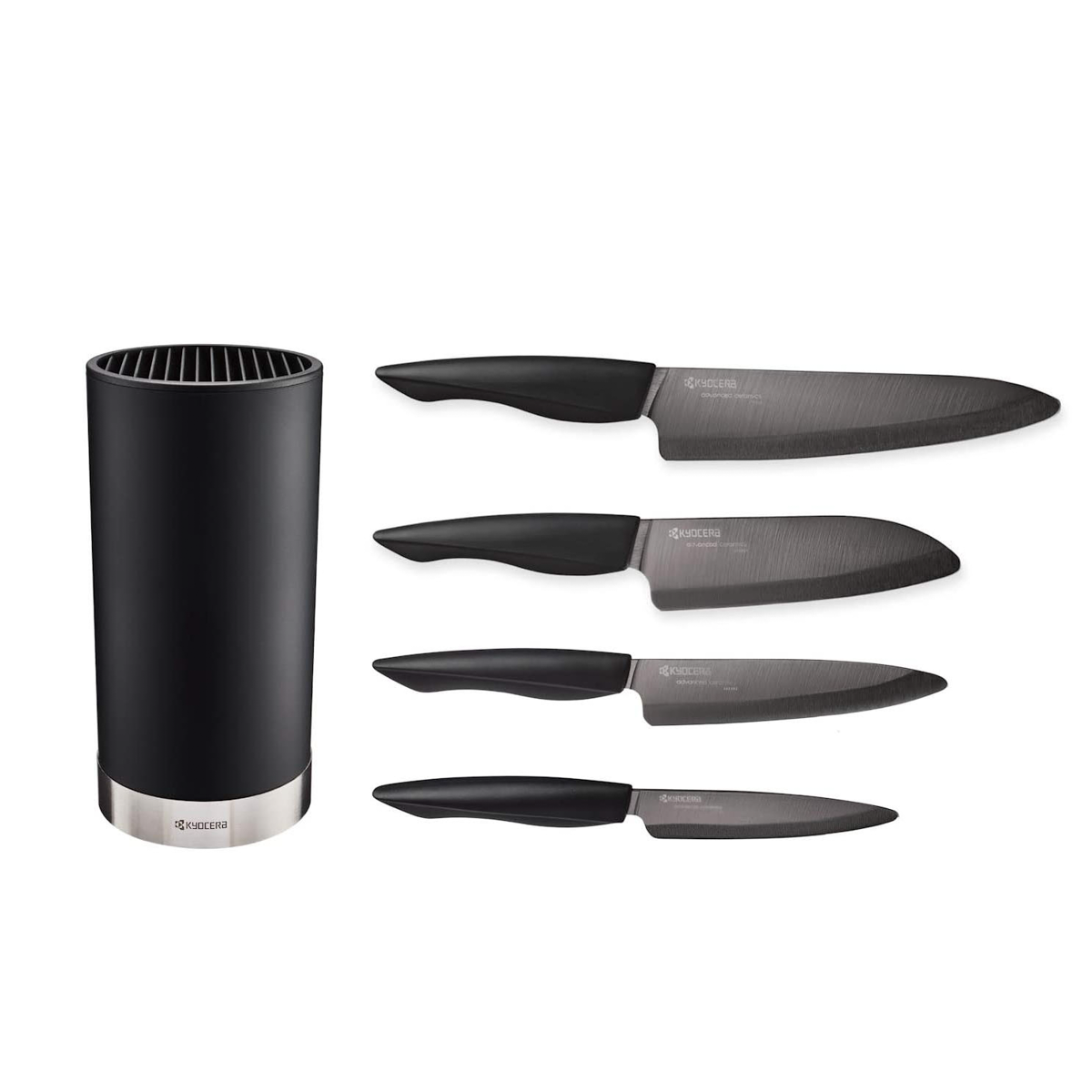 KYOCERA Universal Knife套裝黑色帶 獲得專利的ZK黑色刀片和 黑色軟手柄 (Innovation Series) 1 份