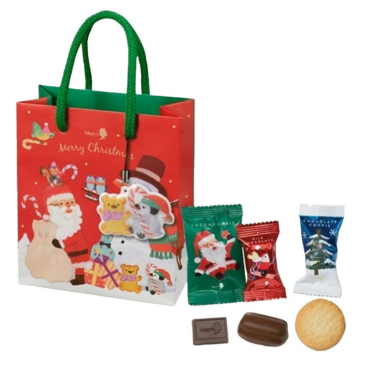 2025圣诞限定 mini圣诞巧克力礼袋 6枚装 1 包