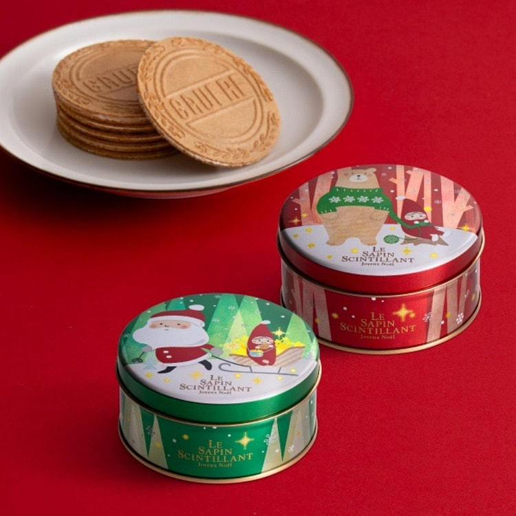Kobe Kagemushido 2024 Christmas Limited Edition Mini Sandwich Crackers Set 