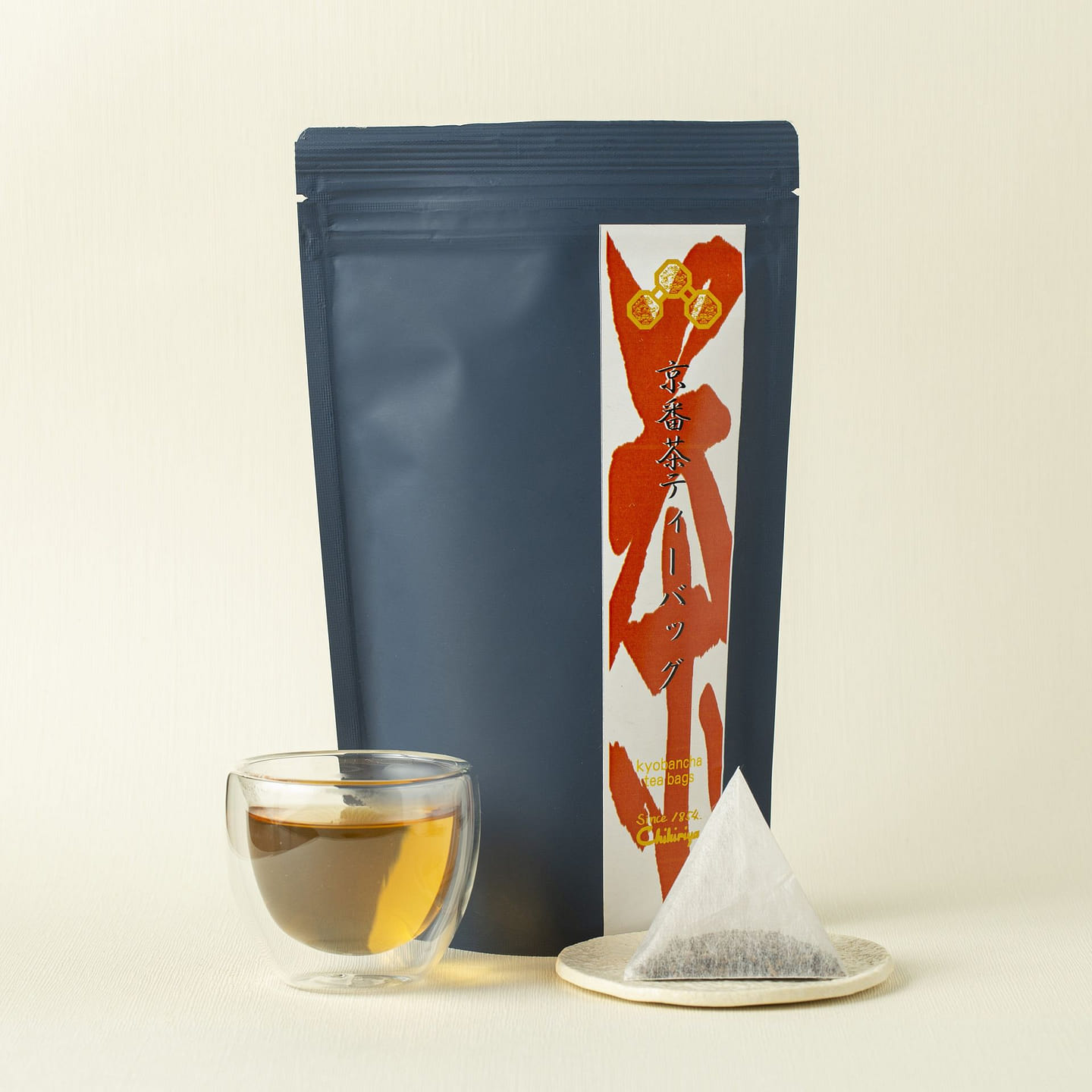 Chikiriya - Kyobancha (roasted Japanese Green Tea) - Tea bags - 2.12oz 1 each