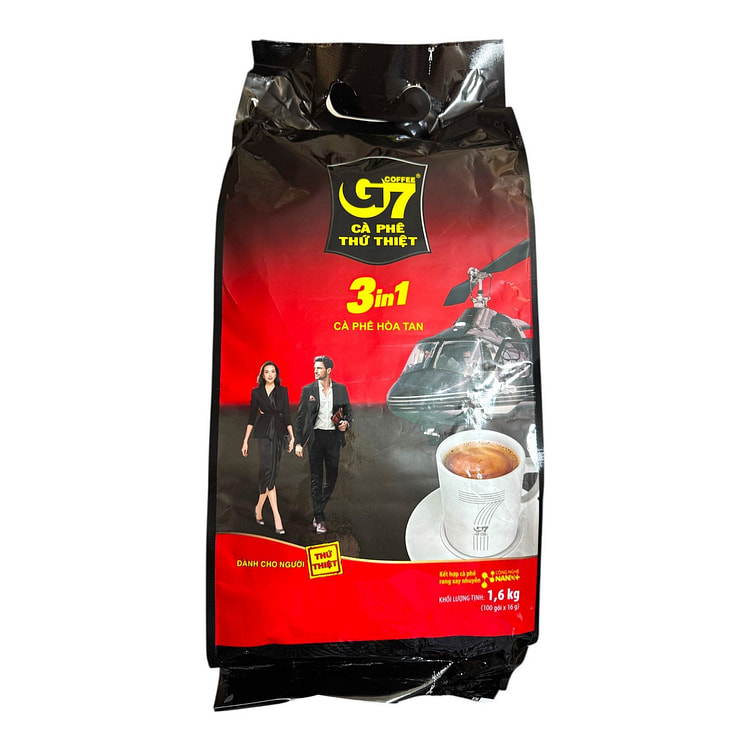 Trung Nguyen G7 3in1 Instant Coffee Large 100 pack 1 each