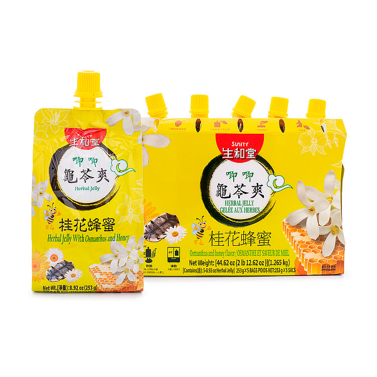 Sunity Herbal Jelly Drink Honey Osmanthus 253g 5 count