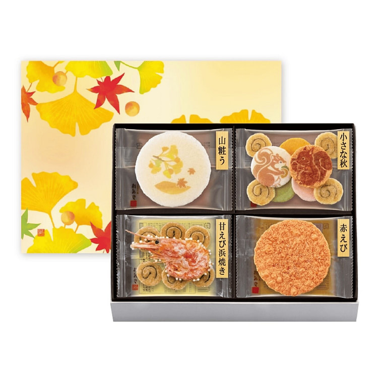 Keishindo Autumn Edition Rice Crackers 10pcs 1 box
