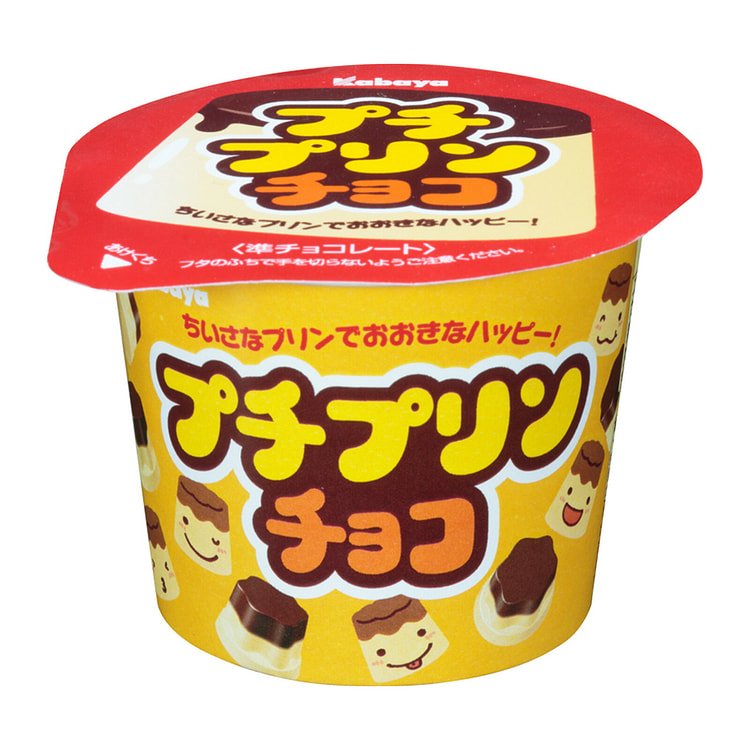 Kabaya 小布丁造型巧克力 焦糖和蛋奶沙司味
