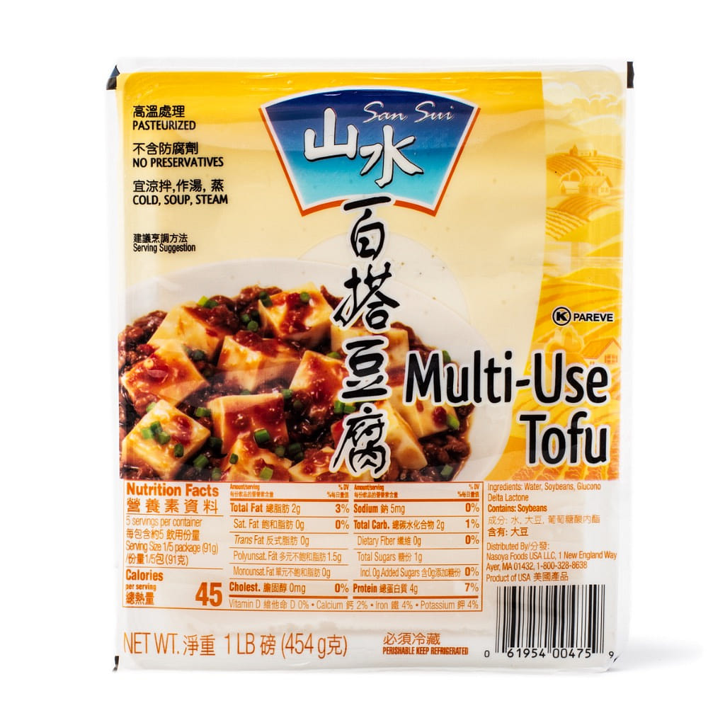 山水 百搭豆腐 454 克