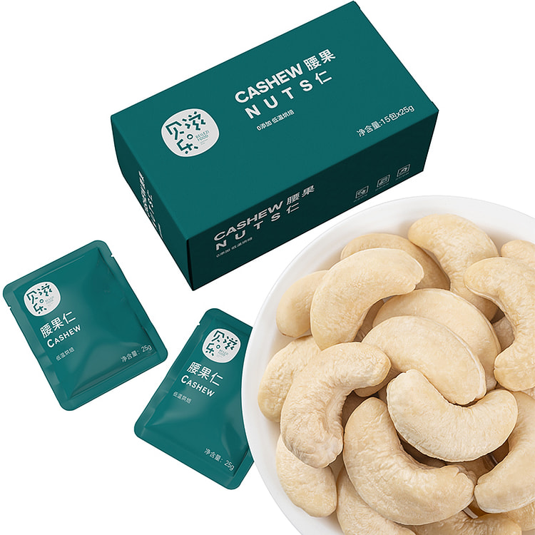 贝乐滋0添加低温烘焙腰果仁375g*1盒