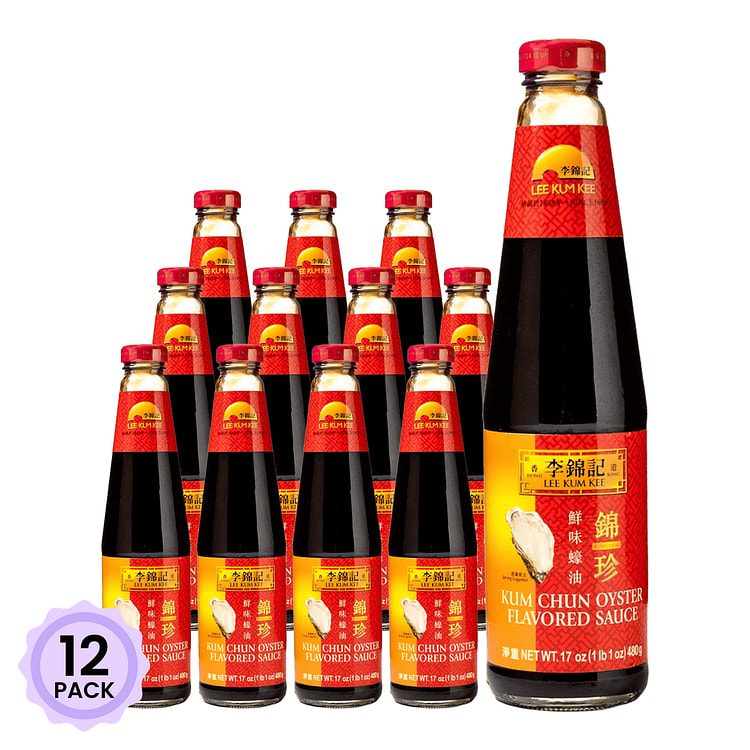 Lee Kum Kee Kum Chun Oyster Flavored Sauce 17 oz*12 pack