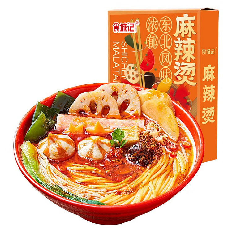 食城记麻辣烫 东北麻辣烫米线面条黏糊酸辣汤速食 345 克