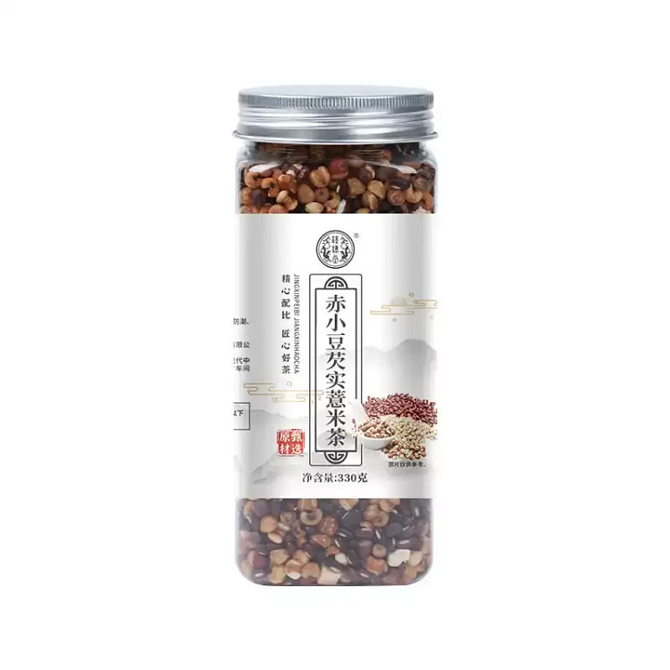 汉谯堂熟赤小豆芡实薏米茶炒制红豆薏仁茶谷类茶 1 瓶