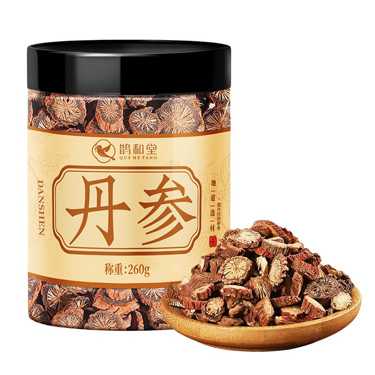 鹊和堂 大片丹参 中药材非野生泡水 当季新货 260 克