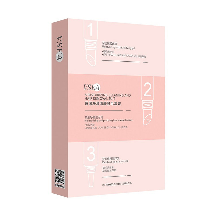 VSEA Gentle Hair Removal Cream Kit 1 box