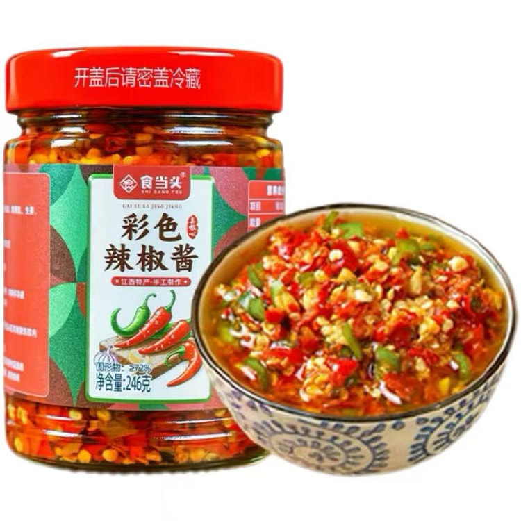 彩色辣椒酱246g*1瓶 1 瓶
