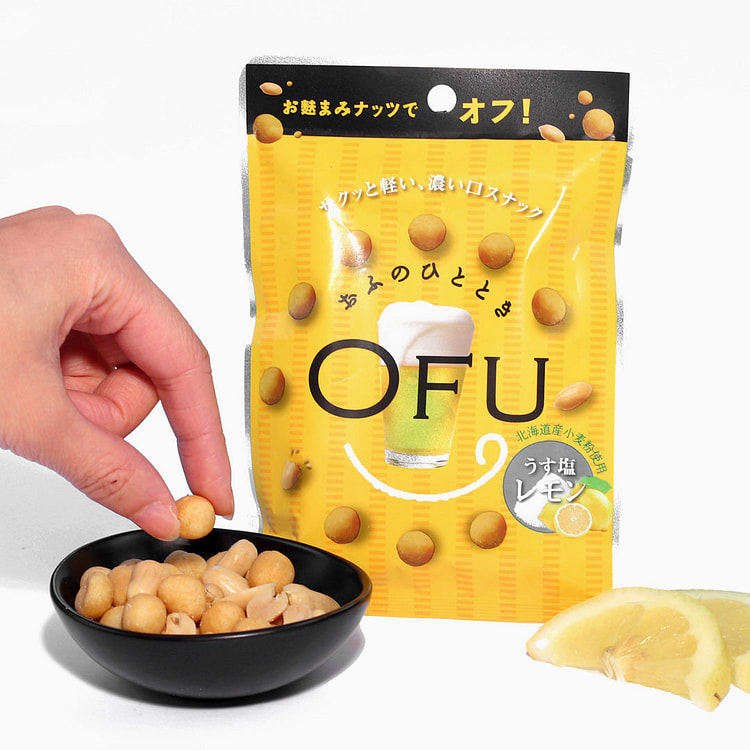 OFU Smoked Crackers and Peanuts: Salt and Lemon