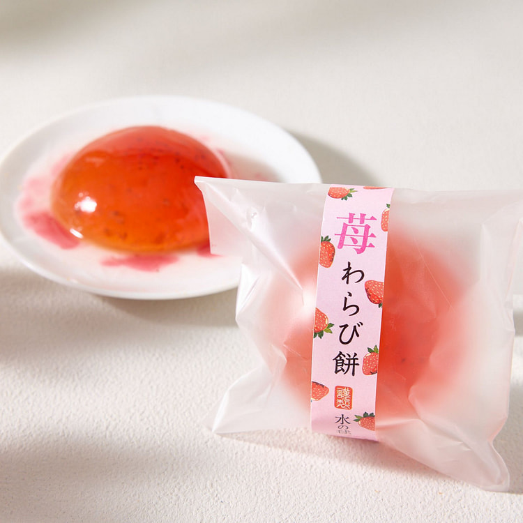 Strawberry Warabi Mochi Jelly
