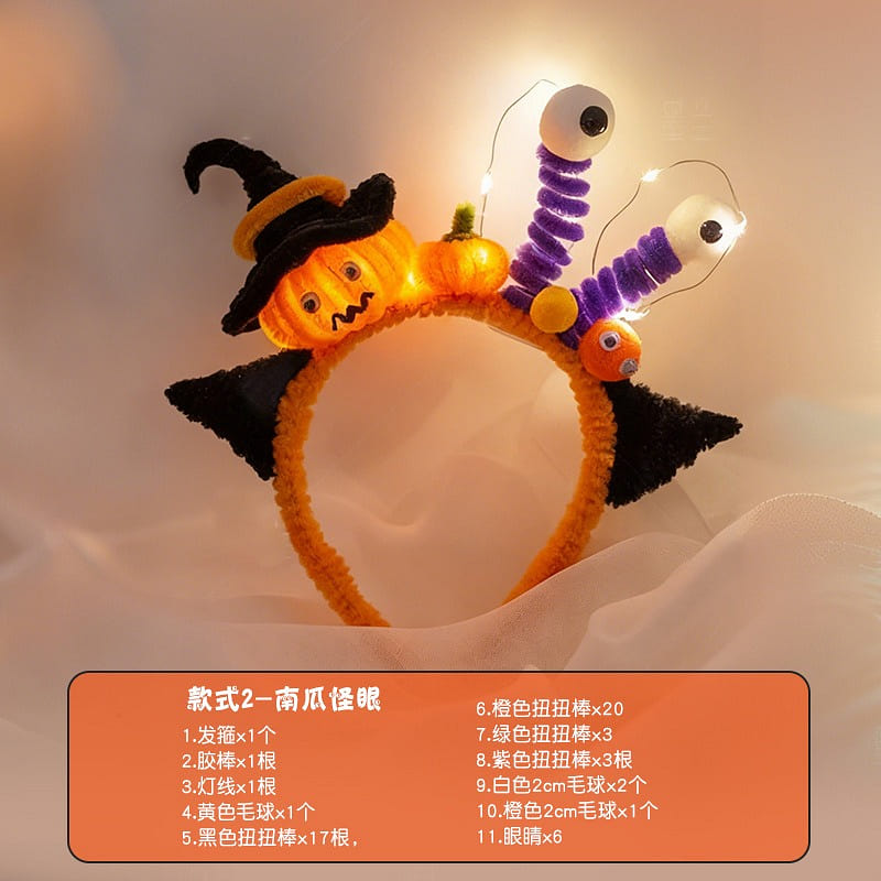 DIY Halloween Headband with Pipe Cleaners 1 each