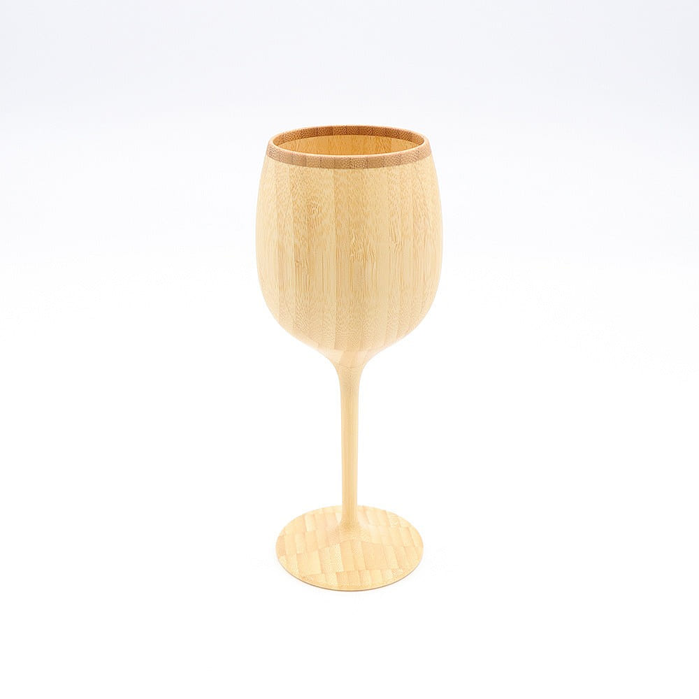 RIVERET Bordeaux Wine Glass (White) -dishwasher-safe bamboo cup made in Japan 1 each