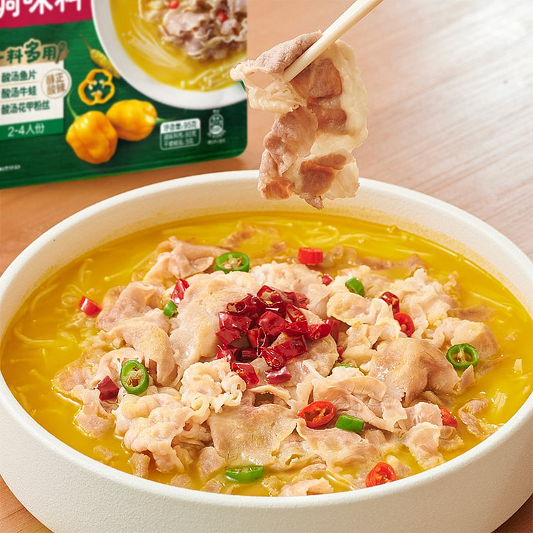 家乐酸汤肥牛菜用调味料3包