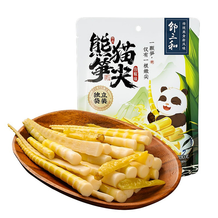 Panda pickled pepper bamboo shoots 600 g
