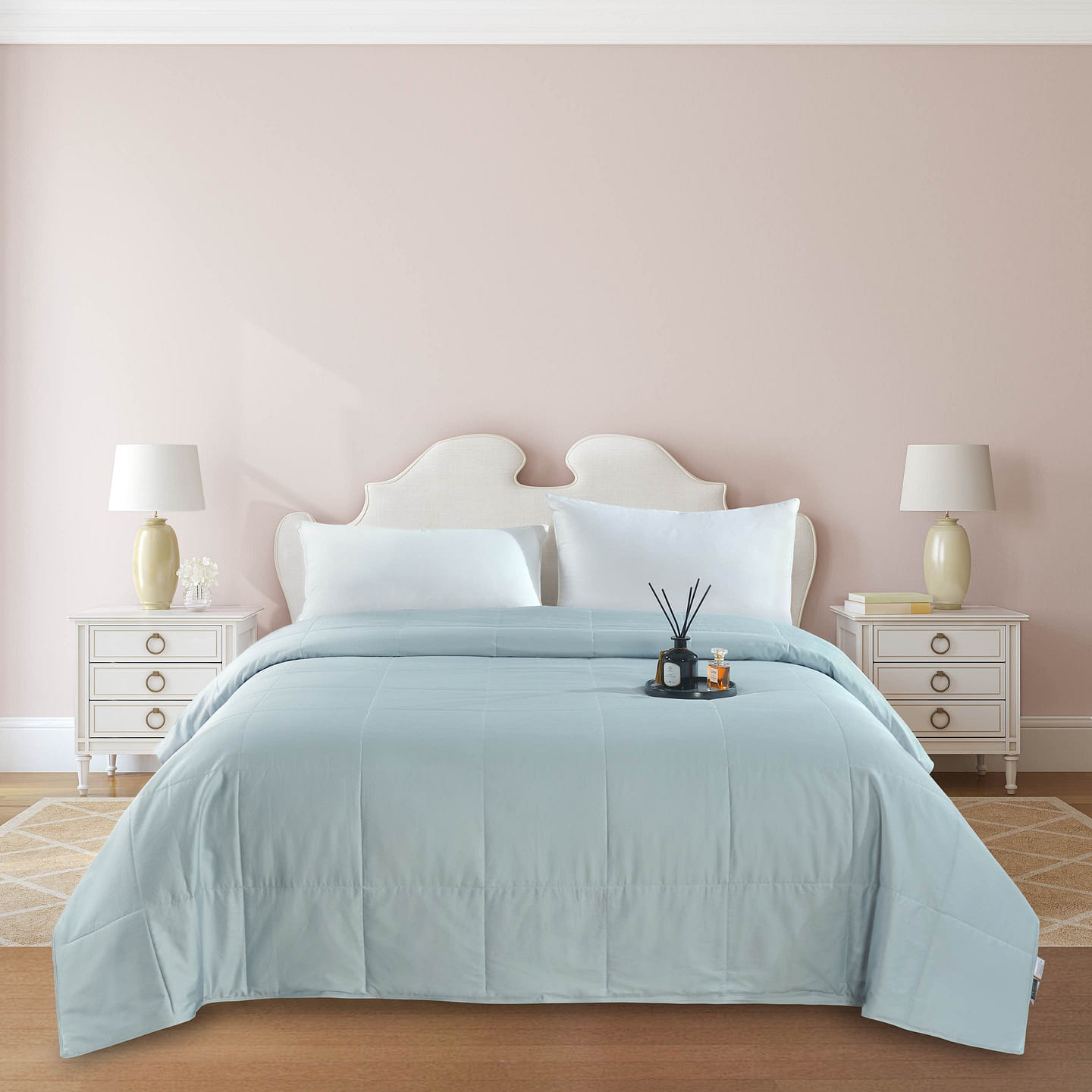 Machine Washable Silk Filled Quilt /Bedspread /Blanket /Duvet Insert, Twin XL 1 each