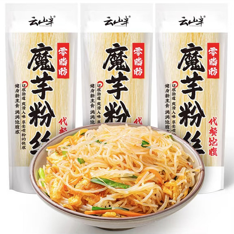 云山半 魔芋丝100*3袋干粉丝