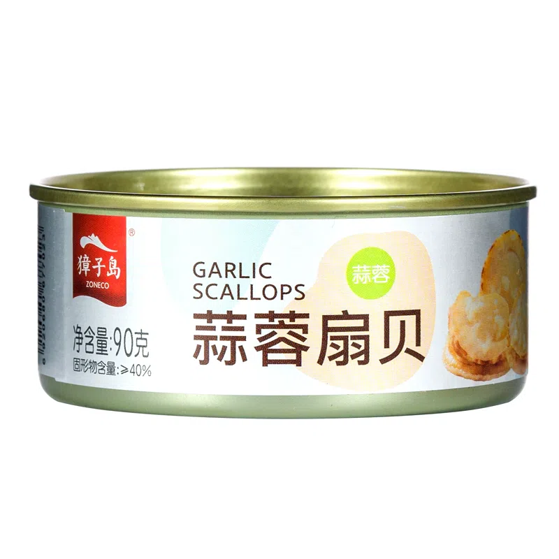 Canned scallops with garlic 90*1 can 90 g