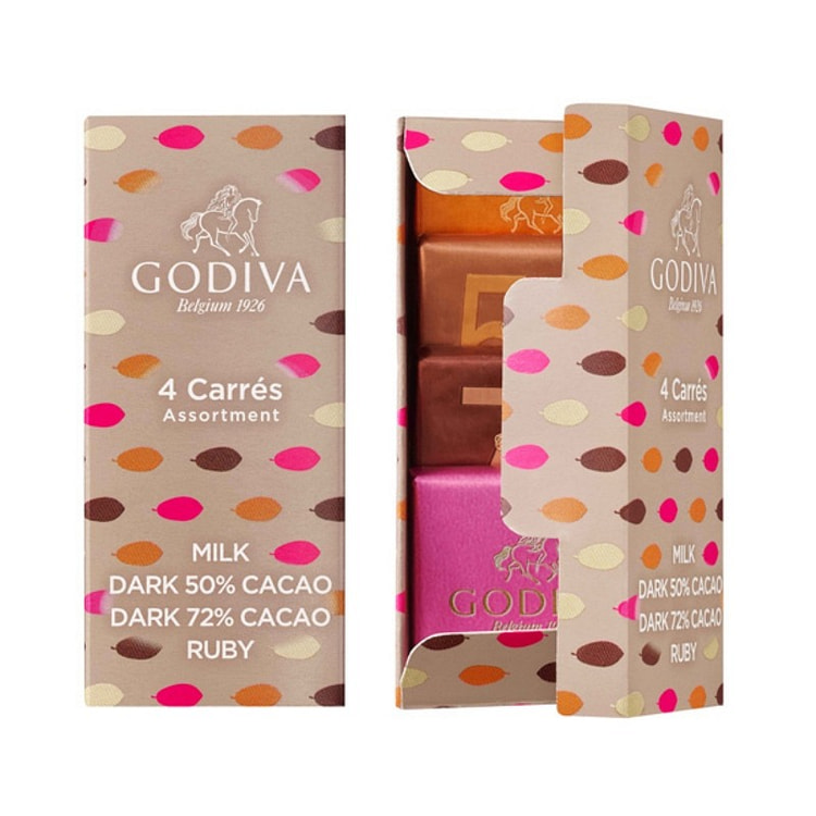 Godiva Carre Assortment Chocolate 4 pieces