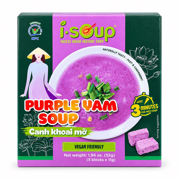 ISOUP 冻干紫薯汤 11 克*5 包